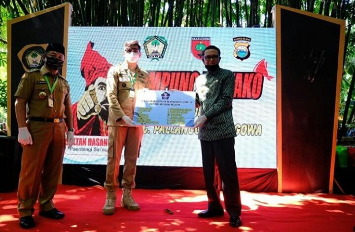 Gubernur Sulsel Resmikan Kampung Rewako Gowa, Selasa (16/06/2020)