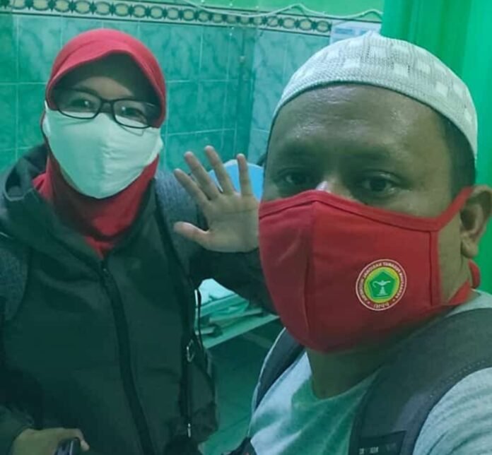 Pasien sembuh dari covid-19 di Kabupaten Pangkep.