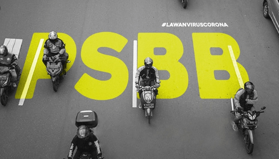 Ilustrasi PSBB Covid-19
