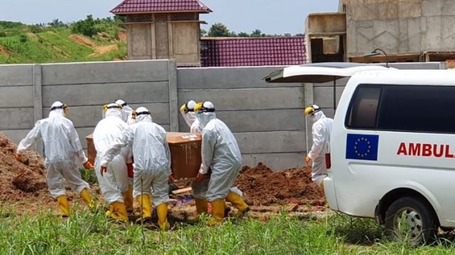 Ilustrasi Pemakaman Pasien Covid-19