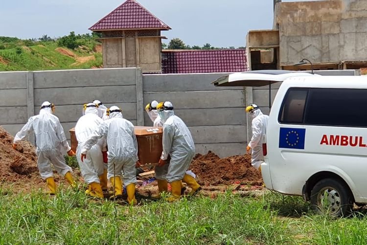 Ilustrasi Pemakaman Pasien Covid-19