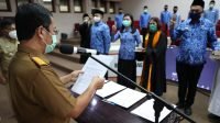 Pengangkatan sumpah ASN Pemkot Makassar