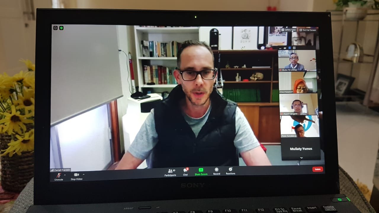 Dosen dan Peneliti pada Centre for Forensic Anthropology School of Social Sciences, The University of Western Australia, Assoc. Prof. Daniel Franklin
