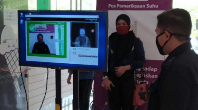 Pengukuran Suhu Tubuh Terkomputerisasi di MP Makassar