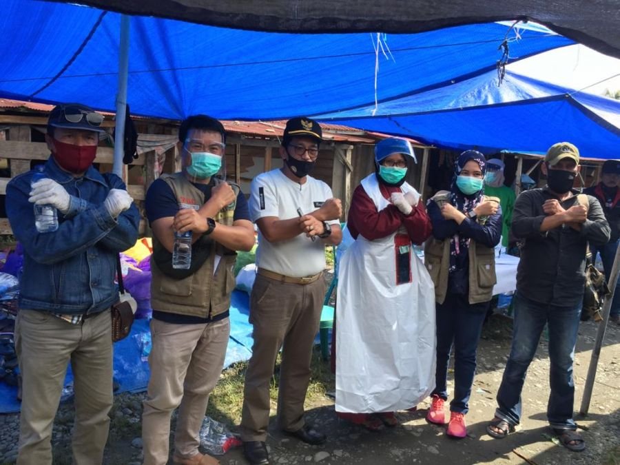 Rapid Test di Pasar Tolada Malangke, Luwu Utara.