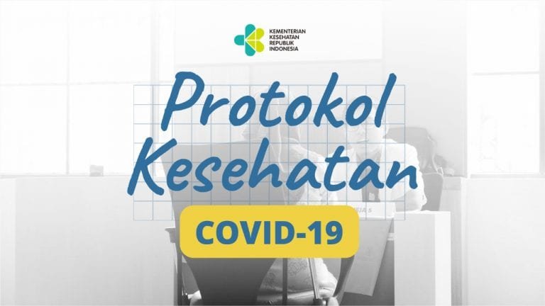 Ilustrasi protokol kesehatan Covid-19