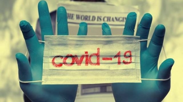 Ilustrasi virus corona atau Covid-19