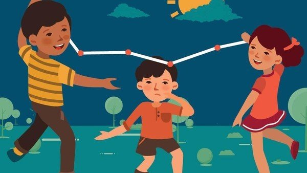 Ilustrasi stunting pada anak.