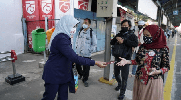 Aksi Gerakan Berbagi 1 Juta Masker