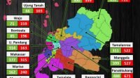 Covid-19 di seluruh kecamatan di Kota Makassar.