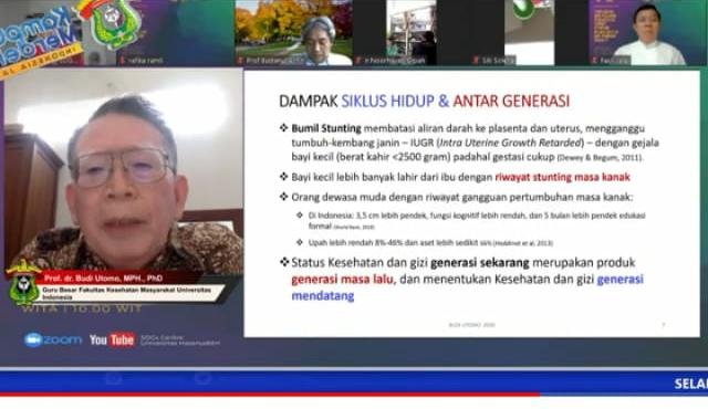 Guru Besar Fakultas Kesehatan Masyarakat Universitas Indonesia Prof. Budi Utomo