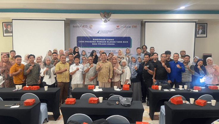 BBPOM Makassar Gelar Bimtek CPPOB untuk Tingkatkan Kepatuhan dan Mutu Pangan Olahan